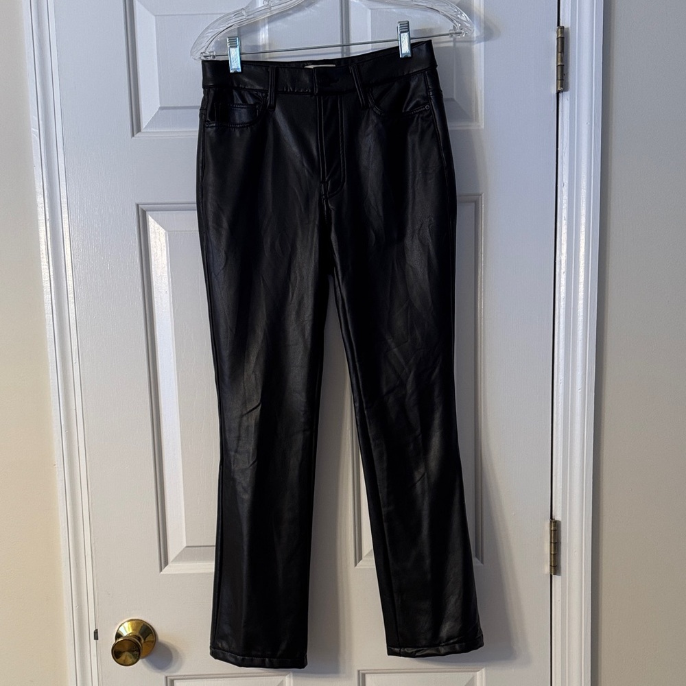 Black Leather Pants -Elie Tahari- BRAND NEW WITH TAGS
